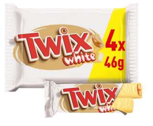 Twix White Chocolate Bars x 4 instore Sunderland