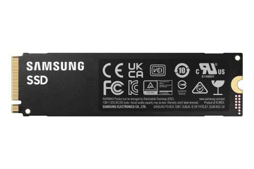 1TB - Samsung 980 PRO PCIe 4.0 (up to 7,000/5000MB/s) NVMe M.2 (2280) Internal Solid State Drive £62.42 @ Amazon Germany