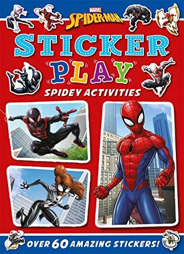 Marvel Spider-Man: Sticker Play Spidey Activities Paperback - £1.99 @ Amazon