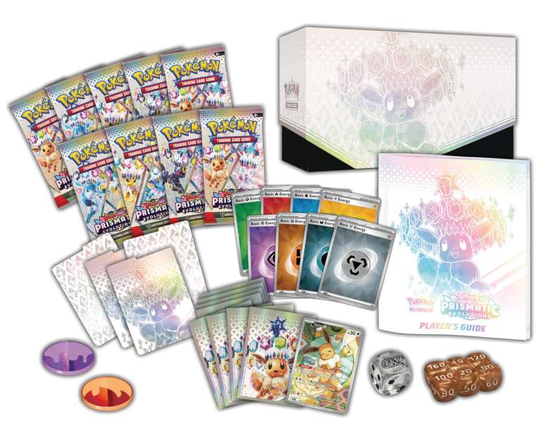 Pokémon TCG: Scarlet & Violet—Prismatic Evolutions Elite Trainer Box £ ...