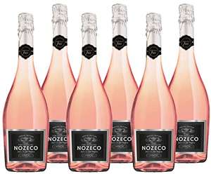 Nozeco Rose - Alcohol Free Sparkling Drink made from alcohol-removed Wine - Vegan - Case of 6 (6 x 0.75 L) Sparkling Wine