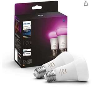 Philips Hue White and Colour Ambiance Smart Light Bulb 2 Pack £44.99 Amazon Prime Exclusive