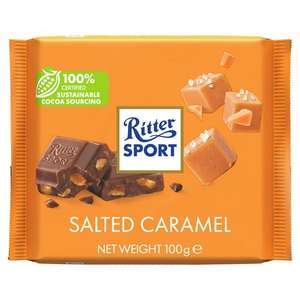 Ritter 100g Chocolate (Various Flavours), half price, just 85p instore @ Asda (Fulwood)