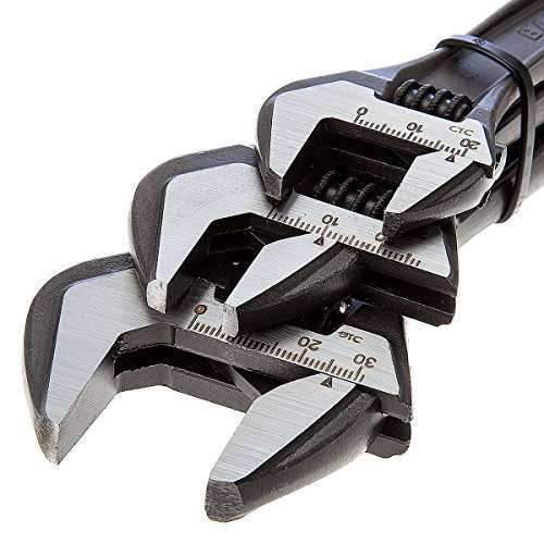 Bahco BHADJUST 3 ADJ3 Set of 3 Adjustable Wrenches (8070/8071 / 8072), Grey, 16 degree head angle: Dispatched 1 to 2 months £17.99 @ Amazon