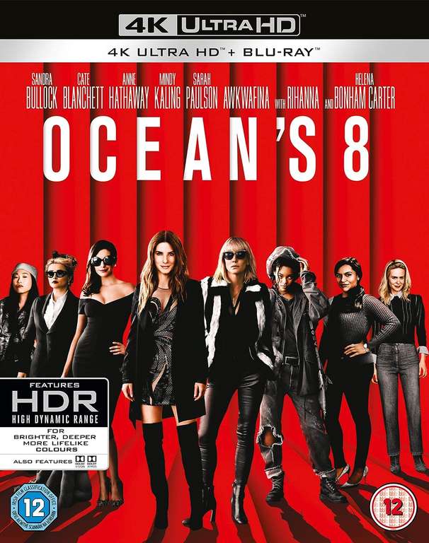 Ocean's 8 [4K Ultra-HD]+ [Blu-ray] Sold by: B68 Solutions Multimedia - FBA