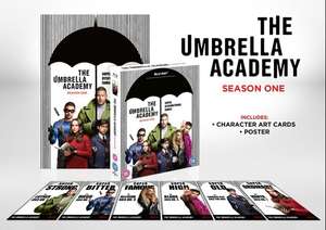 Umbrella Academy Season 1 [Blu-ray] 3 Disc Boxset With Art Cards & Poster £9.09 with code + Free Click & Collect @ HMV