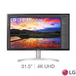 LG 31.5 Inch 4K Ultra HD IPS 60Hz Monitor [32UN650-W] £269.99 @ Costco (Membership Required)