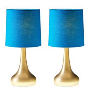 2 x Touch Table Lamps 34cm Dimmable Dimmer Bedside Lights £16.99 delivered, using code @ eBay / direct-lighting