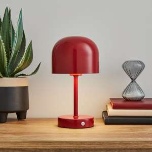 Keko Rechargeable Touch Dimmable Table Lamp Red/Blue/Chrome - Free C&C Only in Selected Stores