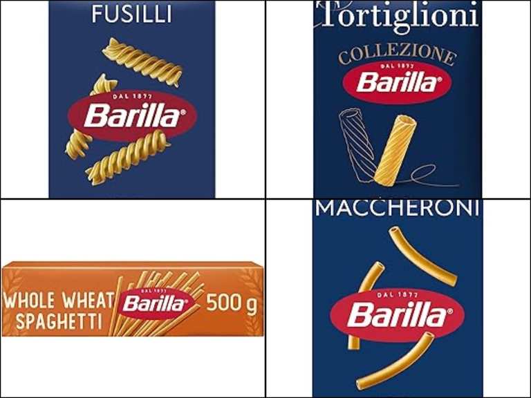 Any 2 X Barilla Pasta 500g 2 for £2 discount applied at checkout - (£1.55-£1.85 S&S)