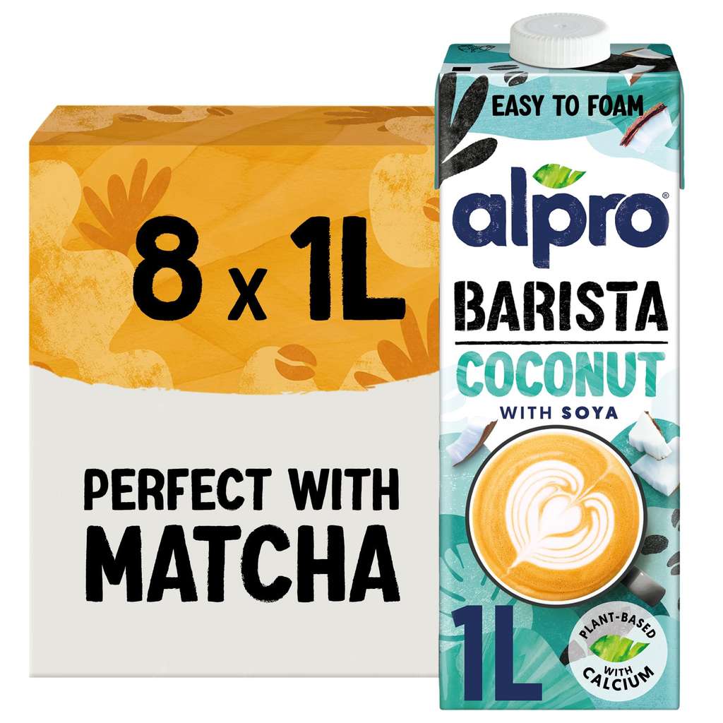 Alpro Barista Coconut Drink 8 x 1L £10.20 at Amazon - hotukdeals