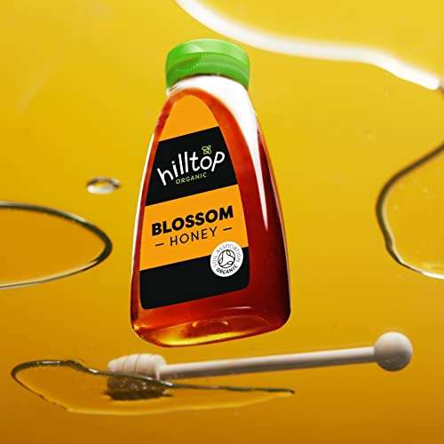 Hilltop Honey - Organic Blossom Honey - Squeezy Bottle - 720g - £4 @ Amazon
