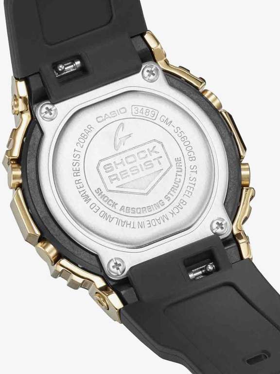 Casio G-Shock GM-S5600GB-1ER Black Resin Strap Watch £64 with code @ H Samuel