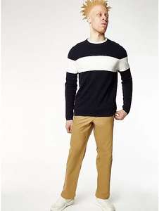 George Tan Pull On Chinos (straight leg) with elasticated waist for £7 click & collect @ Asda George