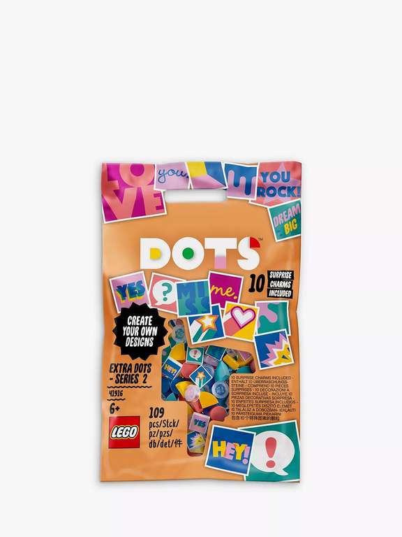 LEGO DOTS 41916 Extra DOTS Series 2 £1 + £3.50 delivery @ John Lewis & Partners