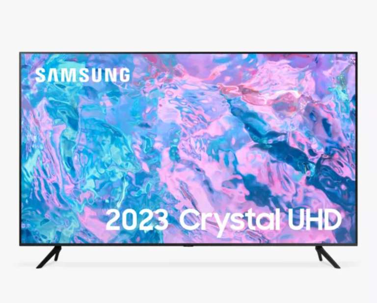 Samsung UE43AU7020 (2023) 43” HDR 4K Ultra HD Smart TV / 43” UE43CU7100 £219 / 55” UE55CU7100 £329 + 5 Year Guarantee with Code