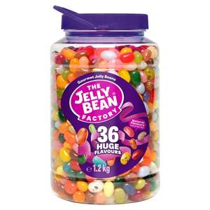 Jelly Bean Factory Gourmet Jelly Beans 36 Huge Flavours 1.2kg £10 (Select Stores) @ Iceland