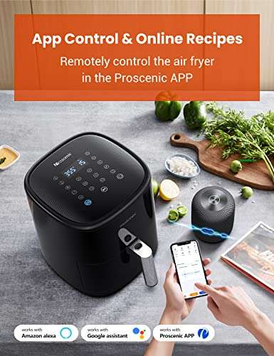 Proscenic T22 Air Fryer 5L with 13 Presets & Shake Reminder, 1700W - £59 Dispatches from Amazon Sold by Proscenic EU Official Store