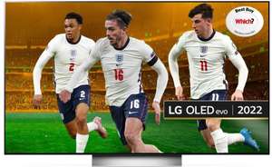 LG C2 55" 4K HDMI 2.1 Smart OLED TV with Dolby Vision IQ 5 year warranty £1002 with code @ Box