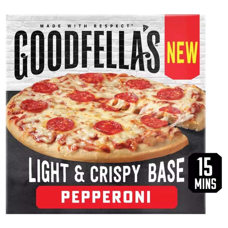 Goodfella's Light & Crispy Base Margherita / Pepperoni Pizza - £1 Off with Shopmium app