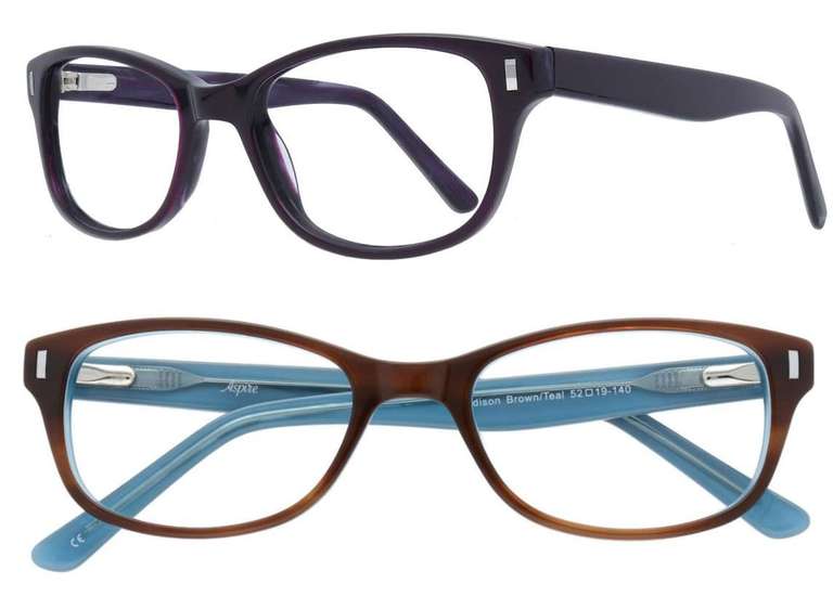 2 Pair of Designer Glasses Frames from £25 + 40% off lens packages with code + Free Delivery @ Glasses Direct
