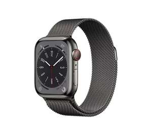 Apple Watch Series 8 41mm Cellular Graphite Stainless Steel + Milanese Loop