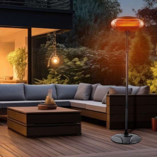 Free Standing 2Kw Patio Heater - Sold & Shipped by Direct2Publik Limited