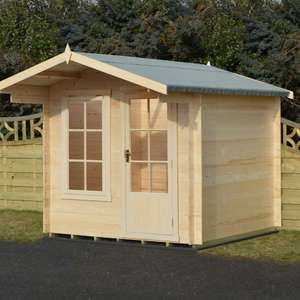 Shire 9 x 9ft Crinan Log Cabin Shed with Window £1160 Delivered @ Wilko