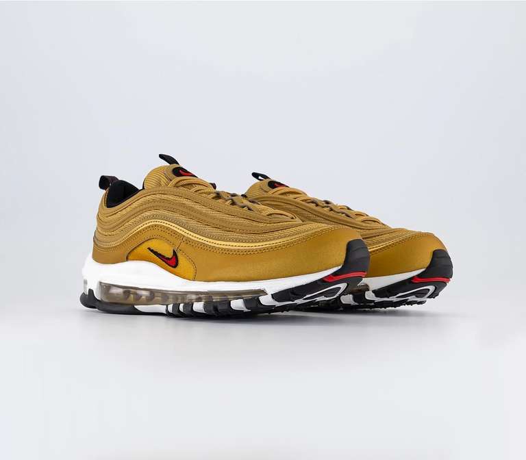 Nike Air Max 97 Women's Trainers Metallic Gold Varsity Red Black White - £70 Delivered @ Office
