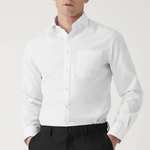 M&S Collection: 5 Pack Tailored Fit Long Sleeve Shirts - £35 Free Click & Collect at Marks & Spencer