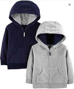 Simple Joys by Carter's Boy's Fleece Full-Zip Hoodies, Pack of 2 age 2 now £8.12 at Amazon