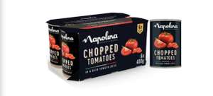 Napolina Chopped Tomatoes in a Rich Tomato Juice 6 x 400g £2 @ Iceland
