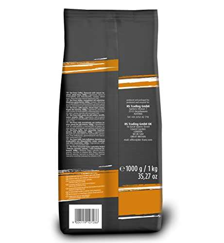 Der-Franz - Coffee, Blend of Arabica&Robusta, Roasted, Whole Bean 1Kg Hazelnut £7.65 with voucher / £6.22 voucher & S&S @ Amazon