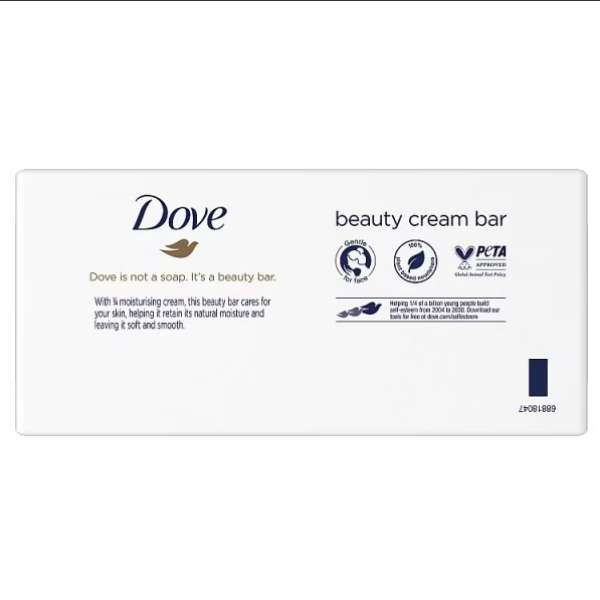 Dove Moisturising Soap Beauty Cream Bar 6X90g: £2.89 + Free Click & Collect @ Superdrug
