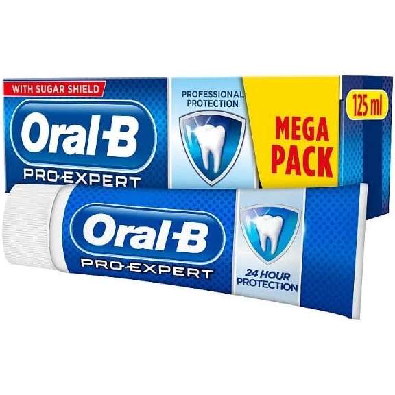 Oral-B Pro-Expert Professional Protection Toothpaste / Oral-B Pro-Expert Healthy Whitening Toothpaste 125ml + £3.50 Back in cashpot Rewards