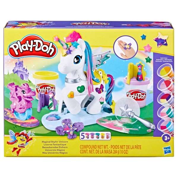 Play-Doh Magical Stylin' Unicorn Playset Free C&C