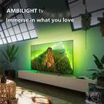 PHILIPS Ambilight PUS8108 50 inch Smart 4K LED TV | UHD & HDR10+ | 60Hz | P5 Perfect Picture Engine | SAPHI | Dolby Atmos | 20W Speakers