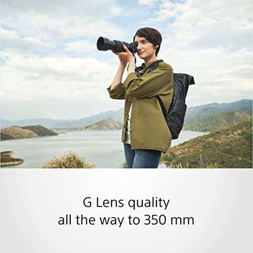 Sony E 70-350mm f/4.5-6.3 G OSS | APS-C, Zoom, Super Telephoto Lens (SEL70350G)