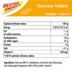 Dextro Energy Orange Glucose Tablets with Vitamin C, 47 g, 24 Packs, Energy Tablets