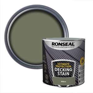 Ronseal Ultimate Protection Decking Stain Willow - 2.5L (Collection Only)