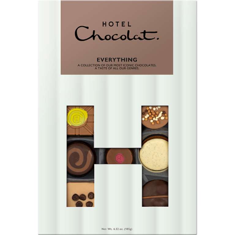 Hotel Chocolat Everything H-box 185g ( Best Before: 31 May 2024) min order £22.50