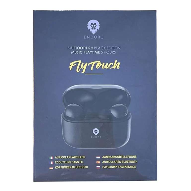 Hama ENCORE FlyTouch True Wireless Bluetooth Headphones Earbuds With Voice Control Black - UK Mainalnd