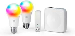 Hive 852006 Smart Lighting EUK-2x Colour B22 & Motion Sensor, White - £28.87 @ Amazon