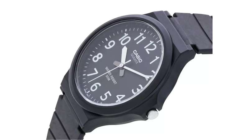 Casio Men's Black Dial Black Resin Strap Watch (MW-240-1BVEF) - £14.99 Free Collection @ Argos