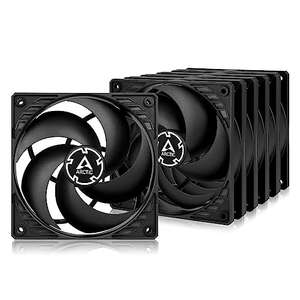 ARCTIC P12 (5 Pack) - PC Fan, 120mm Fan, PC Case Fan, Pressure-optimised, quiet motor, Computer, Fan Speed: 1800 rpm - Black