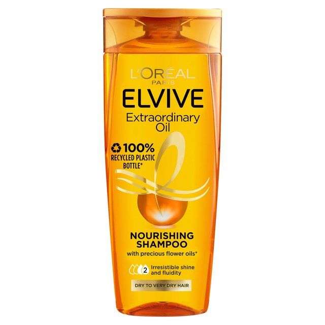 L'Oreal Elvive Extraordinary Oil Shampoo for Dry Hair 400ml £2.50 @ Ocado