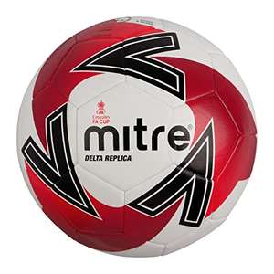 Mitre Delta Replica FA Cup Football (Size 5 & 3) - £7.35 @ Amazon