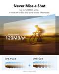 Lexar SILVER PRO SD Card 128GB, UHS-II Memory Card, V60, U3, C10, SDXC Card, Up To 280MB/s