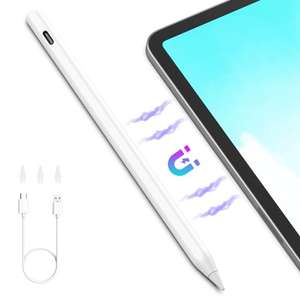 MoKo iPad Pencil 2nd Gen with Magnetic Charging for iPad Pro 12.9/11", 10/9/8th, Air 5th/4th/3rd, Mini 6/5th Gen w/Voucher s/By KnoWhite FBA