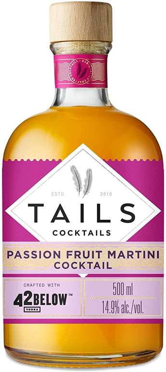 Tails premix passion fruit martini or Whiskey Sour £4.00 each @ Asda Shipley,
